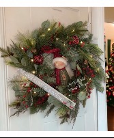 Elf Surveillance wreath Artificial wreath 