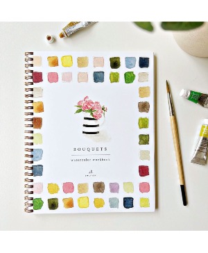 Emily Lex Studio Bouquet Watercolor Workbook