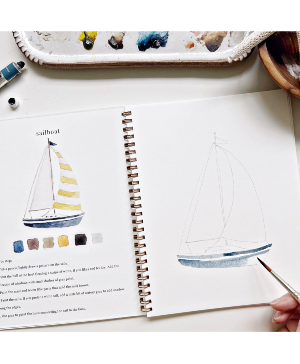Emily Lex Studio Seaside Watercolor Workbook