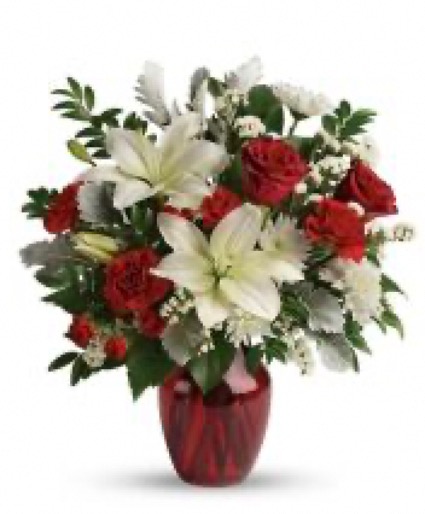 Emotion with Roses and Lilies