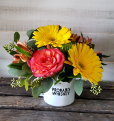 Enamel mug arrangement