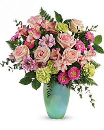 Enamored With Aqua Bouquet