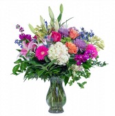 Enchanted Blooming Bouquet  Vase 