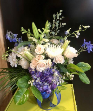 Enchanted Blue Floral Arrangement