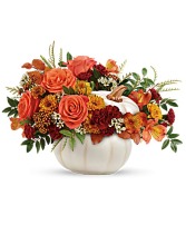 Enchanted Fall Pumpkin Arrangement