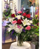 Enchanted Garden Elegance Mixed Vase