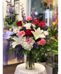 Enchanted Garden Elegance Mixed Vase