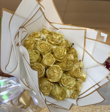 ENCHANTED GOLD WRAPPED ROSES   in Mcdonough, GA | Parade of Flowers ENCHANTED GOLD WRAPPED ROSES   in Mcdonough, GA | Parade of Flowers