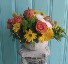 ENCHANTED HARVEST FLOWER ARRANGEMENT