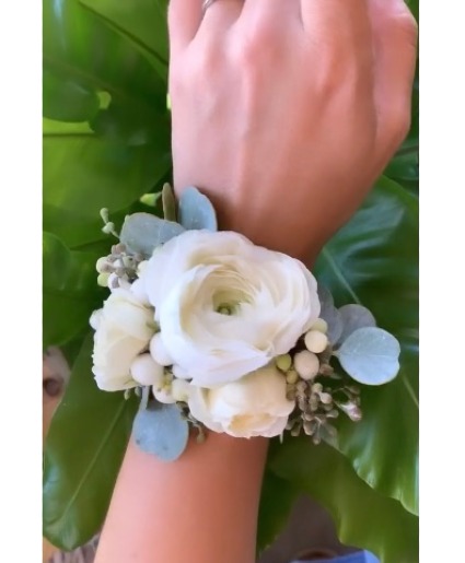 Enchanted Ranunculus corsage 