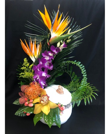 Enchanted Tropical Pumpkin  in Cape Coral, FL | ENCHANTED FLORIST OF CAPE CORAL