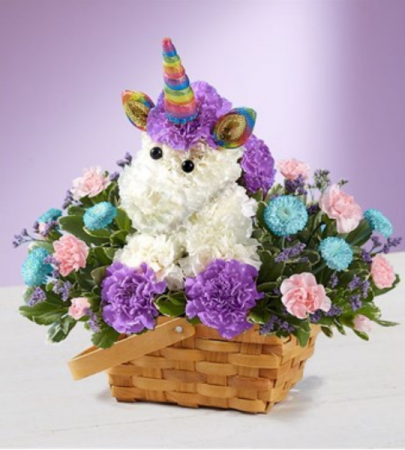Enchanting Unicorn Floral Arrangement