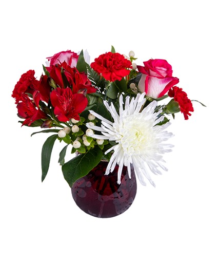 Enchanting Valentine Vase Arrangement