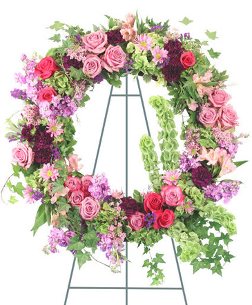 Ever Enchanting Standing Wreath in Midlothian, TX | Flowers By Roberta
