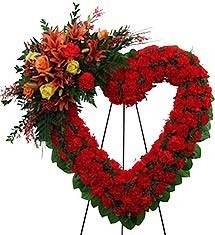 Endless Love Funeral Wreath