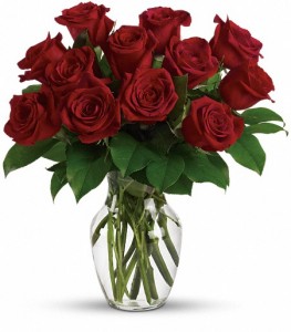 Enduring Passion Red Roses Arranged