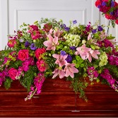 English Garden Casket Spray 