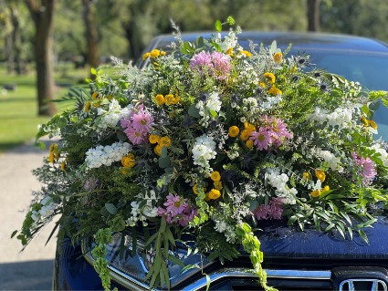 ENGLISH GARDEN CS CASKET SPRAY