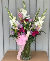 English Garden Glance Vased Arrangement