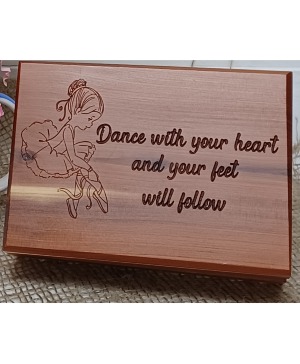 Engraved Dance Box Engraving