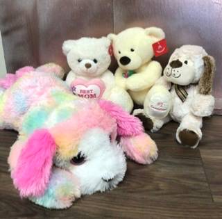 Easter hugs Assorted stuffies for all ages