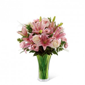 Entrapment Pink Lily Bouquet