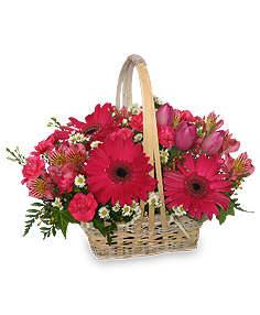 DESEANDOTE LO MEJOR Canasta Floral