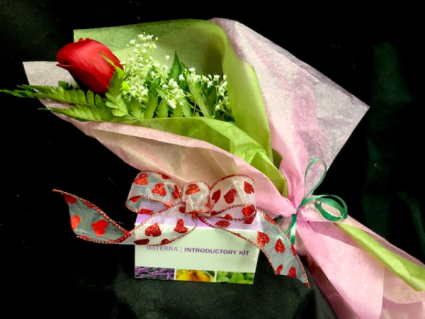 Essential Love Wrapped Rose and doTERRA Essential Oils