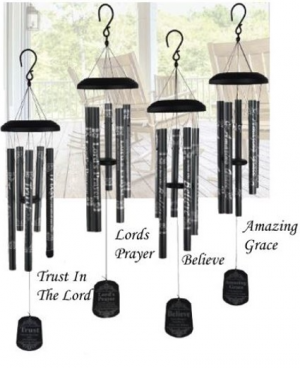 Etched Wind Chimes  Gift