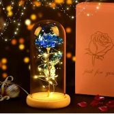 Eternal Blue Rose Gift