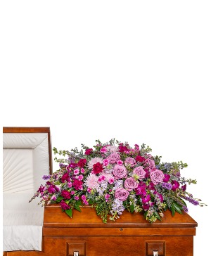 Eternal Embrace Casket Spray Sympathy Arrangement