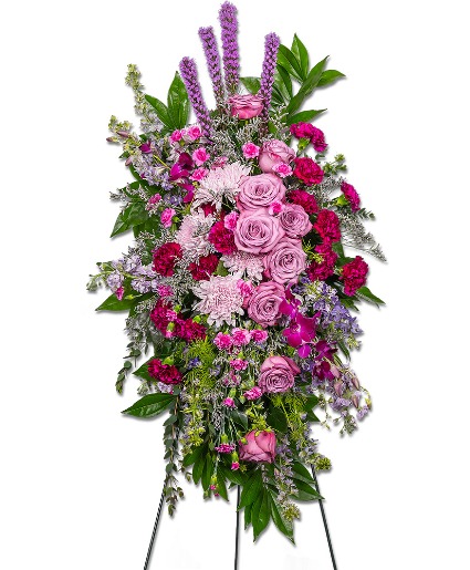 Eternal Embrace Standing Spray Sympathy Arrangement