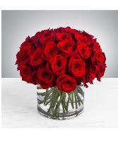 ? Eternal Love – Three Dozen Roses ✨ Luxury Vase Arrangement