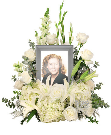 Eternal Peace Memorial Flowers   (frame not included)  in Port Dover, ON | Upsy Daisy Floral Studio