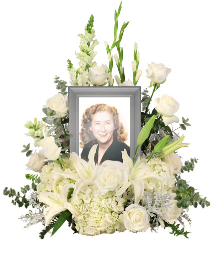 Memorial Wreath - Cremation Urn Sympathy Flowers (Urn not included