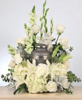 Eternal Peace Urn Cremation Flowers   (urn not included) 