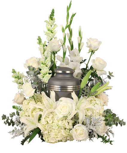 Eternal Peace Urn Cremation Flowers   (urn not included) 