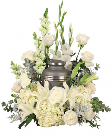 Eternal Peace Urn Cremation Flowers (Urn not Included)