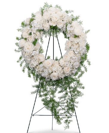 Eternal Peace Wreath Sympathy in Nevada, IA | Flower Bed