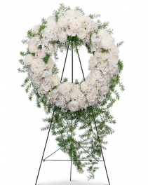 Eternal Peace Wreath Sympathy Arrangement