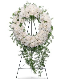 Eternal Peace Wreath Sympathy Arrangement