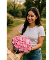 Eternal pink roses Roses for a lofetime