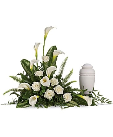 Stately Lilies cremation Tribute (No Urn)  in Laurel, MD | Lea's Flower Shop