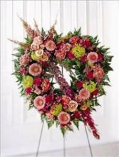 Eternal Rest Heart Funeral Flowers