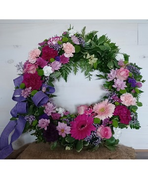 Circle of love Standing wreath arrangement