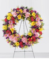 Eternity Wreath Easel Spray