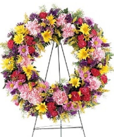 Eternity Wreath TF189-8  in Fort Worth, TX | DAVIS FLORAL DESIGNS
