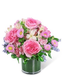 Ethereal Pink Clouds Flower Arrangement