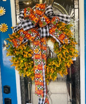 Eucalyptus fall wreath  Indoors/outdoors 