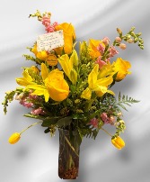 European vase arrangement 